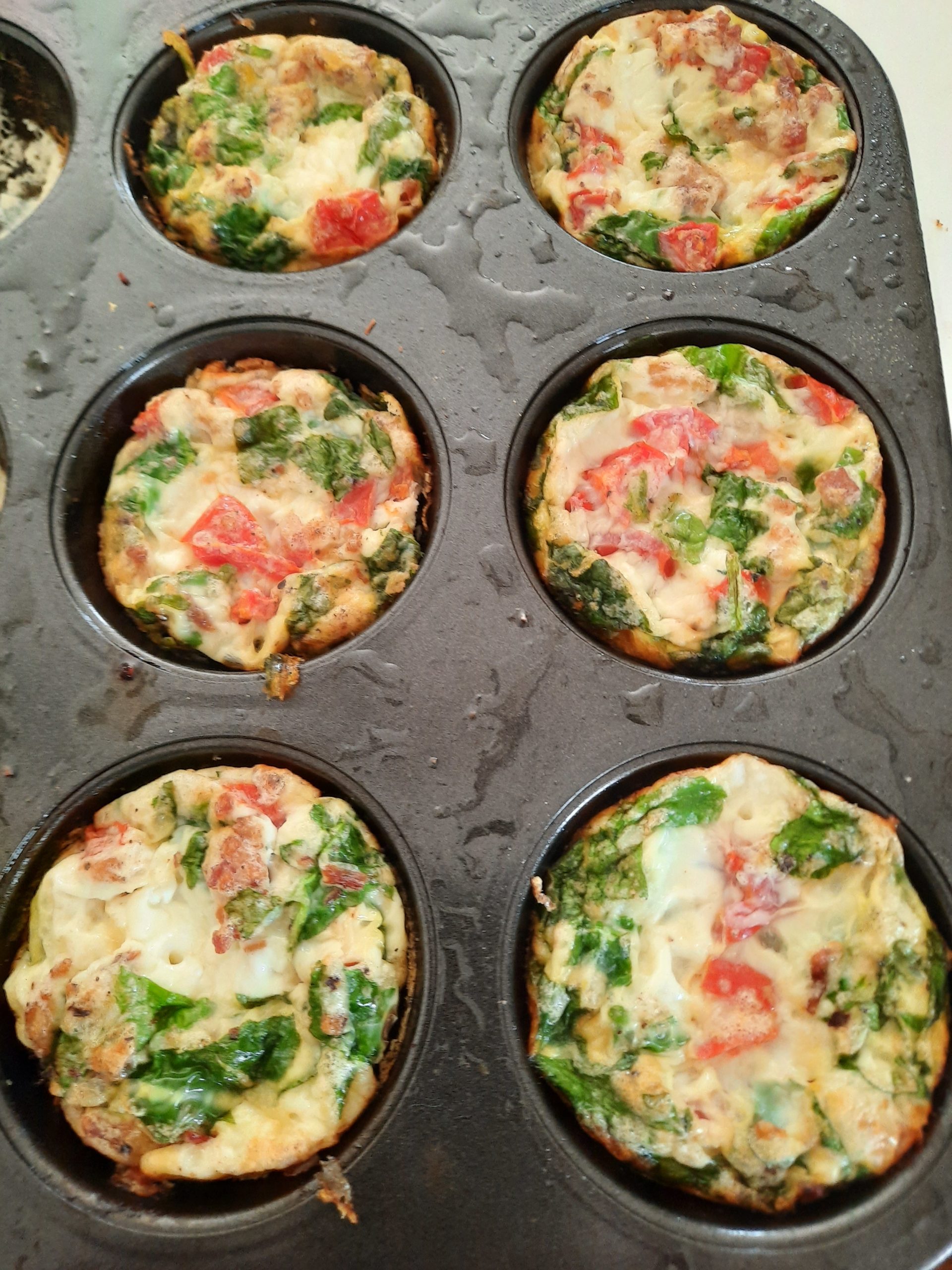 Trim Healthy Table Post 10 Egg White Muffins & Spinach Bacon Chicken